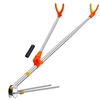 Support de canne à pêche télescopique 170 cm/210 cm avec support de support de canne à pêche au sol