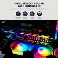Support de carte graphique RGB25 RGB Support de carte graphique avec effet de lumière rvb 5V 2Pin support de carte graphique d