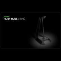Support de casque pour support de casque Razer Base de support en aluminium Base en caoutchouc antidérapante pour casques de jeu,  noir
