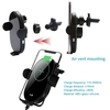 Support de Charge sans fil de voiture 15W Outil de Charge rapide automatique Intelligent Support de Charge sans fil pour téléphone portable de voiture