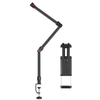 Support de diffusion en direct de bureau PULUZ PU3103B bras extensibles flexibles à 3 sections support de montage de bureau C-Clamp