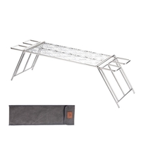 Support de gril de cuisinière portatif Support de gril de cuisinière pliant Support de support de chauffage