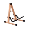 Support de guitare en bois portable en bois massif Support de guitare en forme de A pour guitares acoustiques Guitares électriques Guitare basse Ukulele Couleur primaire
