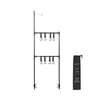 Support de lanterne ultraléger support de lampe de camping Portable en aluminium Durable support de lanterne lumineuse pour pique-nique randonnée sac à dos pêche jardin barbecue