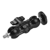 Support de moniteur à bras de friction articulé Andoer avec double rotule vis standard 1/4 pouce pour moniteur de caméra lumière LED Microphone plate-forme vidéo