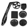 Support de montage de caméra pour ordinateur de vélo Support de caméra de sport pour vélo Support avant pour guidon de vélo Support de guidon pour ordinateur de remplacement pour Garmin Bryton CATEYE