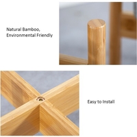 Support de plante fleur jardin plante en pot bambou étagère en bois intérieur extérieur plantation rack maison bureau déco simple support de fleur grand