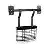 Support de rangement de cuisine en acier inoxydable avec peinture noire