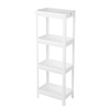 Support de rangement en plastique à cadre creux à 4 niveaux