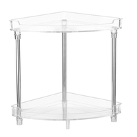 Support de rangement pour chariot de rangement en coin à 2 niveaux