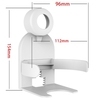Support de routeur mural Installation facile Signal non destructif Compatible avec le routeur Google Nest Wifi + point Blanc