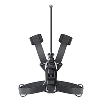 Support de sac à dos mains libres pour caméra panoramique Insta360 compatible avec Insta360 X3/ ONE X2/ ONE X/ ONE RS/ ONE R/ ONE