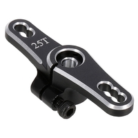 Support de servo en aluminium 25T bras de direction Double tête de remplacement pour Futaba Savox Servo HSP HD Xcore voiture RC