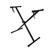 Support de support de clavier de piano pliant universel Matériau en métal résistant de style X
