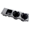Support de tasse de boisson de console centrale avant de voiture + support de pièce de monnaie remplacement de fibre de carbone pour BMW 3Series E46 1999-2005