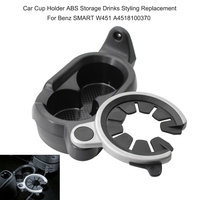 Support de tasse de voiture ABS stockage de boissons de remplacement de style pour Benz SMART W451 A4518100370
