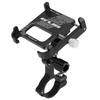 Support de téléphone de vélo en aluminium 360 degrés rotatif réglable anti-dérapant vélo guidon de vélo support de support de téléphone pour VTT vélo de route moto