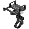 Support de téléphone de vélo en aluminium 360 degrés rotatif réglable anti-dérapant vélo guidon support de support de téléphone