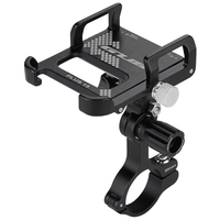Support de téléphone de vélo en aluminium 360 degrés rotatif réglable anti-dérapant vélo guidon support de support de téléphone