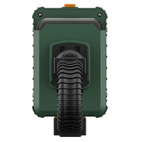 Support de téléphone de vélo pour support de support de téléphone portable mobile Clip support support de montage GPS avec fente pour batterie vert