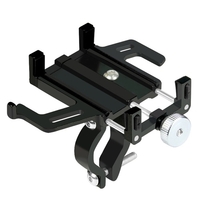 Support de téléphone de vélo Support de téléphone portable réglable en alliage d