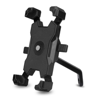 Support de téléphone portable de vélo à verrouillage rapide Rotation 360 ° réglable support de téléphone de moto support de téléphone de rétroviseur pour VTT vélo de route