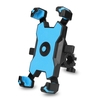 Support de téléphone portable de vélo à verrouillage rapide Rotation 360 ° réglable support de téléphone de moto support de téléphone de rétroviseur pour VTT vélo de route