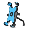 Support de téléphone portable de vélo à verrouillage rapide Rotation 360 ° réglable support de téléphone de moto support de téléphone de rétroviseur pour VTT vélo de route