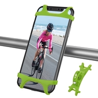 Support de téléphone portable de vélo Rotation 360 ° Support de téléphone de moto réglable pour guidon de vélo Accessoires de vélo faciles à installer