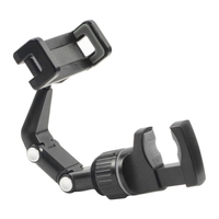 Support de téléphone pour tête de guitare support de micro support de musique pince pour Smartphone rotative à 360 degrés avec 10 médiators de guitare chiffon d