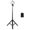 Support de trépied Andoer Trépied de téléphone portable extensible portable Selfie Stick