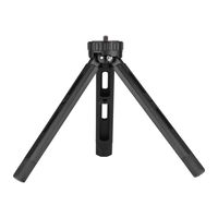 Support de trépied en métal de bureau 1/4 pouce vis 4 niveaux réglable en hauteur