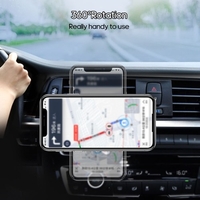 Support de voiture de support de téléphone magnétique avec le parfum dans le support de montage de clip de ventilation de voiture pour téléphones 3-7inch