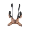 Support en bois de pliage rabattable en bois massif Support de support pour guitare électrique Basse Couleur de bois naturel