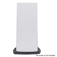 Support mural en métal Support mural Support de suspension avec support Compatible avec Linksys MX5300 WiFi 6 Mesh Router 1-Pack