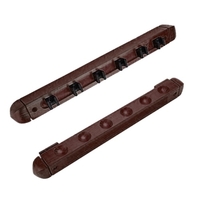 Support mural pour billard en bois avec 6 baguettes