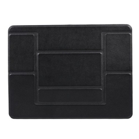 Support pour ordinateur portable pour ordinateur portable avec support pour ordinateur invisible à ajustement double,  noir
