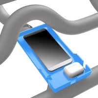 Support pour téléphone portable remplacement pour Peloton vélo tablette PC téléphone portable et étui pour écouteurs plateau de montage avec fente de charge