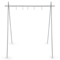 Support suspendu de camping pliable en acier inoxydable