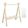 Support suspendu en bois pour ustensiles de cuisine en plein air support suspendu triangulaire rangement