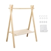 Support suspendu en bois pour ustensiles de cuisine en plein air support suspendu triangulaire rangement