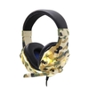 SY830MV Casque de jeu 3, 5 mm filaire sur les écouteurs Casque antibruit E-Sport avec microphone LED Light AUX + USB pour PC de bureau