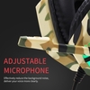 SY850MV Casque de jeu 3, 5 mm filaire sur les écouteurs Casque antibruit E-Sport avec microphone LED Contrôle du volume lumineux AUX + USB pour PC de bureau