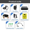 Système de caméra de sécurité 4CH 1080P DVR + 4pcs 1080P Full HD Indoor Outdoor Weatherproof CCTV Cameras Support Motion Alert Remote Access NO Hard Drive