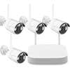 Système de caméra de sécurité sans fil 1080P,  système de surveillance WiFi NVR 4 canaux avec 4 caméras IP extérieures,  prise en charge de la vision nocturne,  IP66 résistant aux intempéries,  accès à distance Tuya APP et alertes de mouvement inte