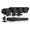 Système de caméra de vidéosurveillance DVR 5-en-1 hybride 4CH 1080P