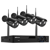 Système de caméras de sécurité WiFi sans fil 1080P