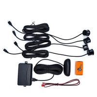 Système de capteur de stationnement de voiture Écran LCD Radar de recul Radar de recul de stationnement de voiture Alerte sonore avec 4 capteurs Sensibilité réglable