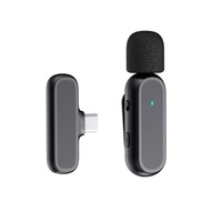 Système de micro à pince sans fil portable à déclenchement unique pour téléphones Android de type C