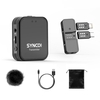 Système de Microphone sans fil SYNCO G1TL 2.4G avec émetteur de micro à pince + Mini récepteur avec 2 connecteurs